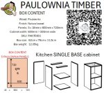 KITCHEN BASE CABINET JOINERY KIT 